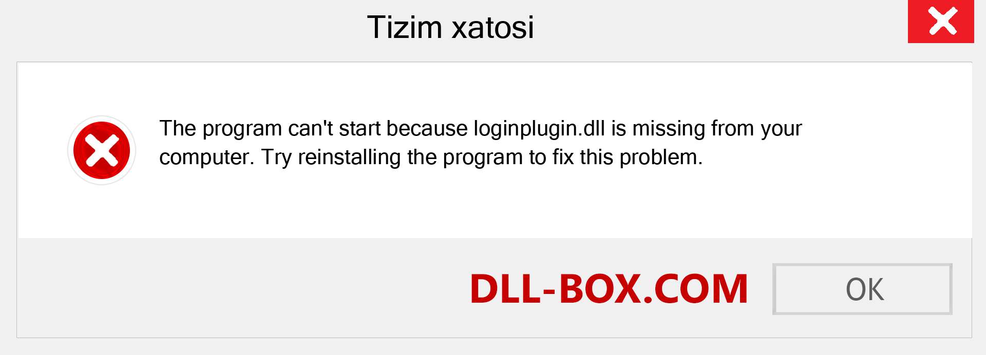 loginplugin.dll fayli yo'qolganmi?. Windows 7, 8, 10 uchun yuklab olish - Windowsda loginplugin dll etishmayotgan xatoni tuzating, rasmlar, rasmlar
